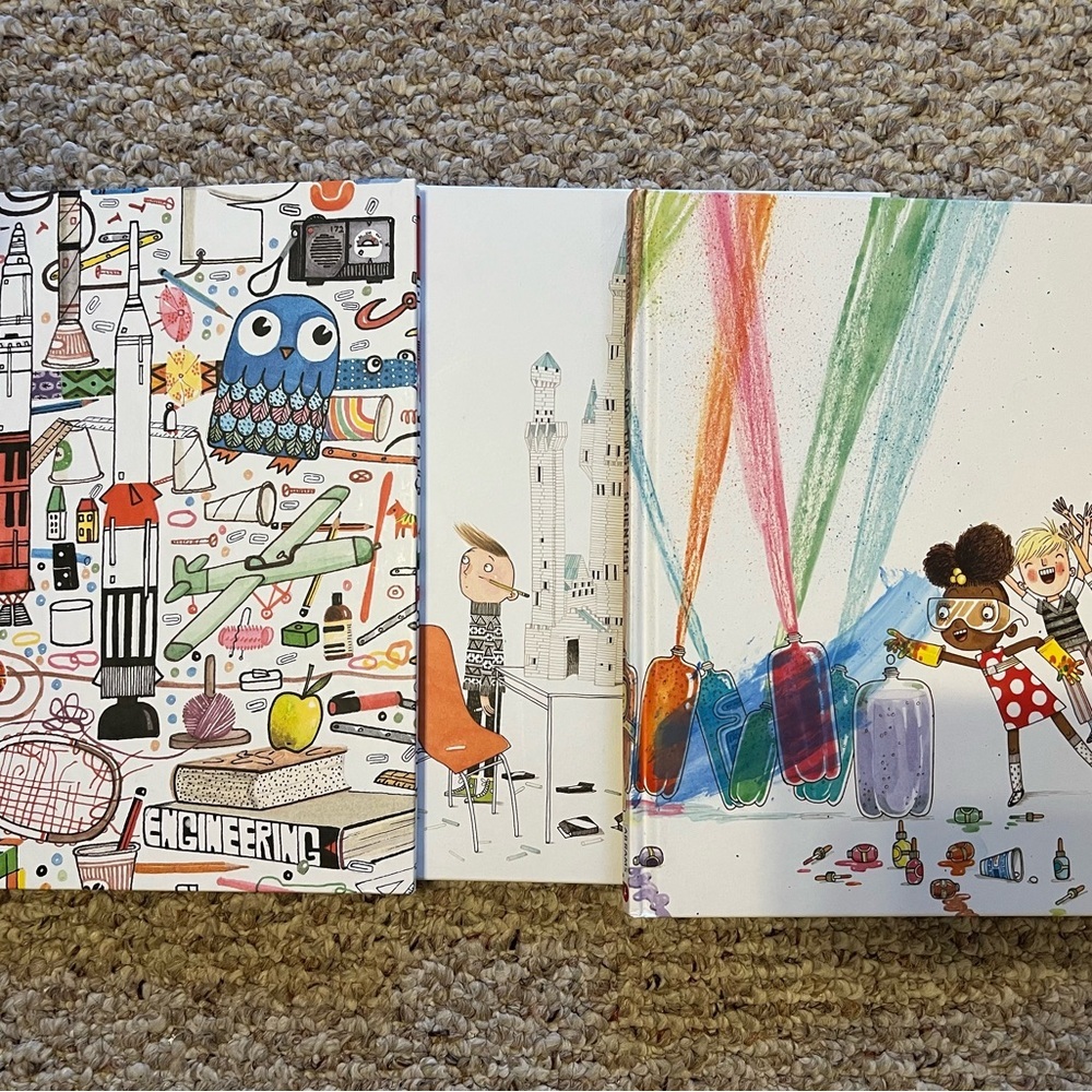 Rosie revere, engineer, ada twist scientist and ivy peck architect books